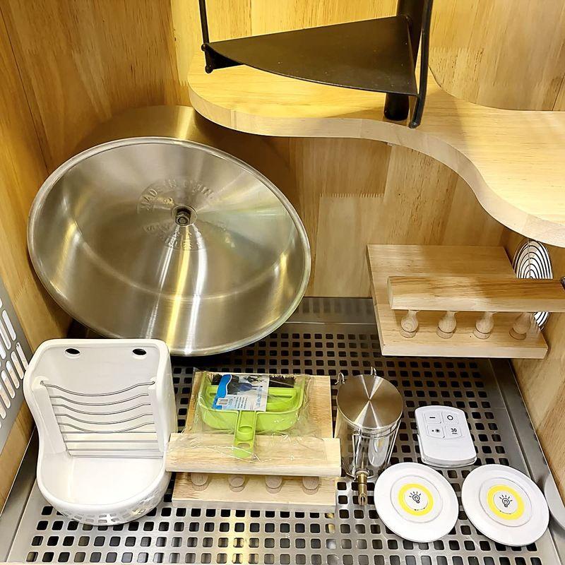 【値下げ⭕️】 チンチラゲージセット 小動物飼育ケージ ゲージ 木製 135? RP-135-B 【1454169700】(50958円)