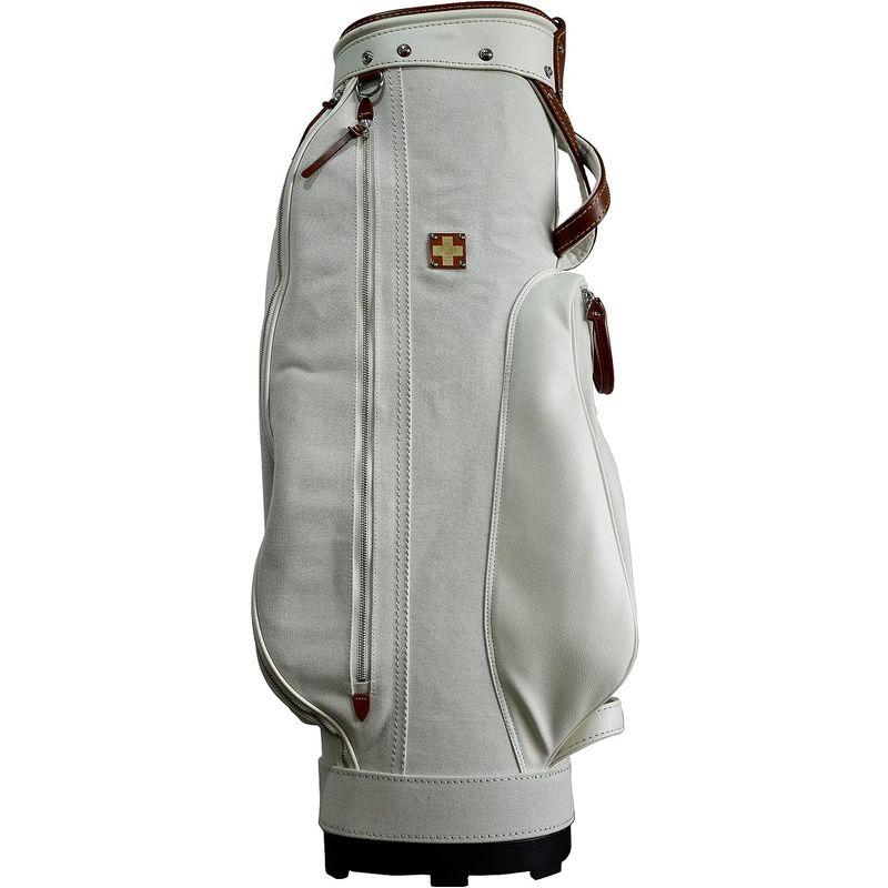 【即購入⭕️】 木の庄帆布 KinoshoTRANSIT クロスハンドルキャディバッグ KHG22-CH02WN- 2023年新バージョン 9.5型 口枠6 【IQ1037697875】(36364円)