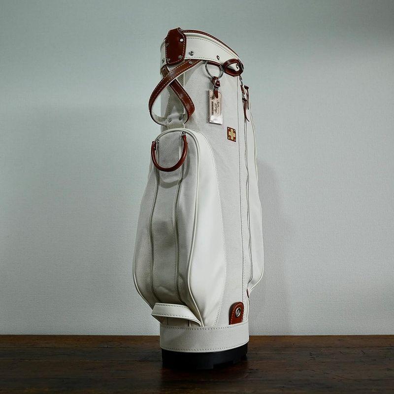 【即購入⭕️】 木の庄帆布 KinoshoTRANSIT クロスハンドルキャディバッグ KHG22-CH02WN- 2023年新バージョン 9.5型 口枠6 【IQ1037697875】(36364円)