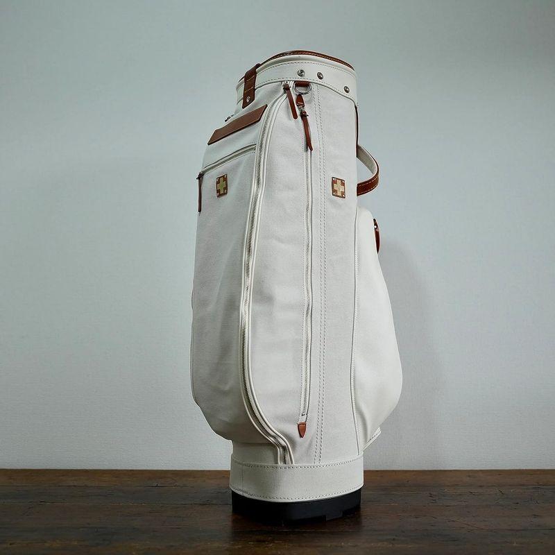 【即購入⭕️】 木の庄帆布 KinoshoTRANSIT クロスハンドルキャディバッグ KHG22-CH02WN- 2023年新バージョン 9.5型 口枠6 【IQ1037697875】(36364円)