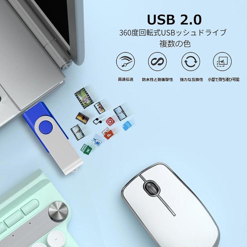 TEWENE USBメモリ 4GB 50個セット 10色 回転式 フラッシュメモリー フラッシュドライブ USBフラッシュメモリー USB2 USBメモリ 4GB 50個セット 10色 回転式 フラッシュメモリー フラッシュドライブ USBフラッシュメモリー USB2