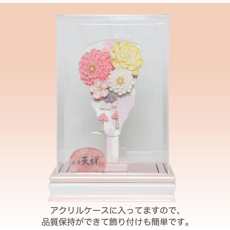 羽子板飾り 羽子板 かわいい 羽子板7号 ピンク羽子板 華*花 つまみ髪飾り付き アクリルケース入り 羽子板 初正月 コンパクト (淡黄色) 羽子板 かわいい 羽子板7号 ピンク羽子板 華*花 つまみ髪飾り付き アクリルケース入り 初正月 コンパクト 淡黄色