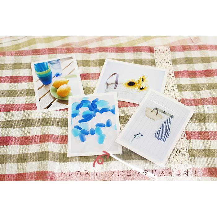 ハーフサイズプリント スマホから写真 Lサイズの半分の大きさ