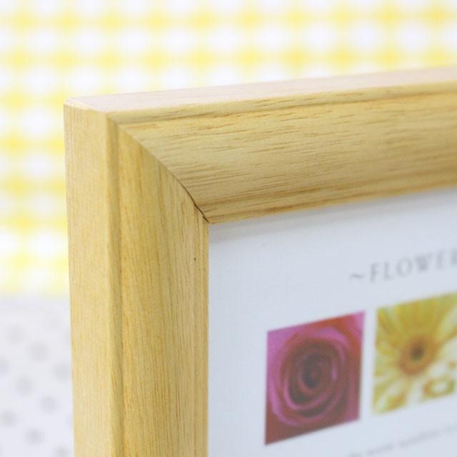 写真立て フジカラー フォトスタンド 511TL モク Ｌサイズ２面用 木製 横型写真 宅配便発送 | FUJIFILM | 01