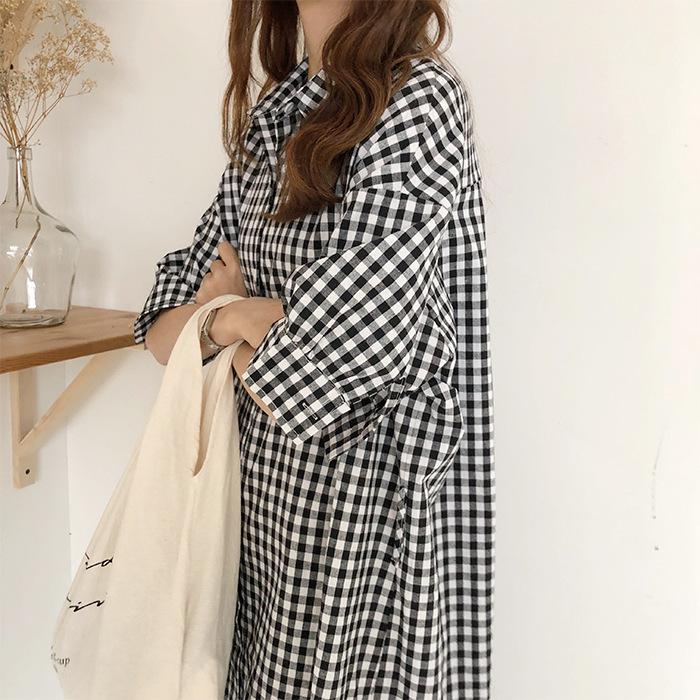 セール 再入荷 ワンピース マキシワンピース ギンガム シャツワンピース チェック柄 ライク マキシワンピ ロング丈 シャツワンピース Ceop626 Centurion 通販 Yahoo ショッピング