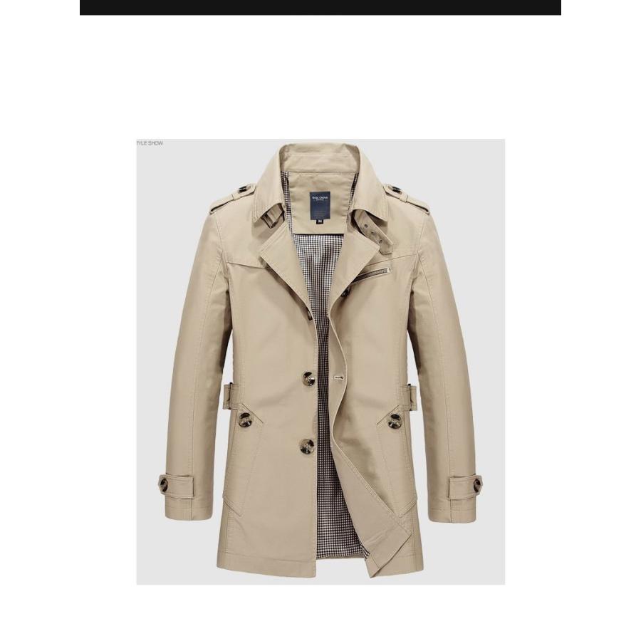 メンズ トレンチコート フォーマル 春秋 スプリングコート ビジネス 紳士服 5色 ミドル丈 ジャケット 定番 ベーシック チェスターコート Cm Centurion 通販 Yahoo ショッピング