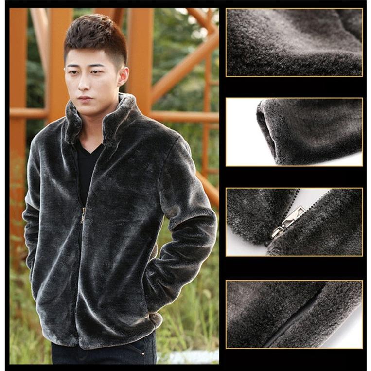 毛皮ジャケット メンズ メンズジャケット フェイクファー 毛皮 ブラック グレー アウター 防寒 上品 Csotm140 Centurion 通販 Yahoo ショッピング