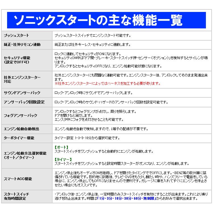 10系アクア専用 ソニックスタート5 スマートリモコンセット Ver2.0 |  | 05