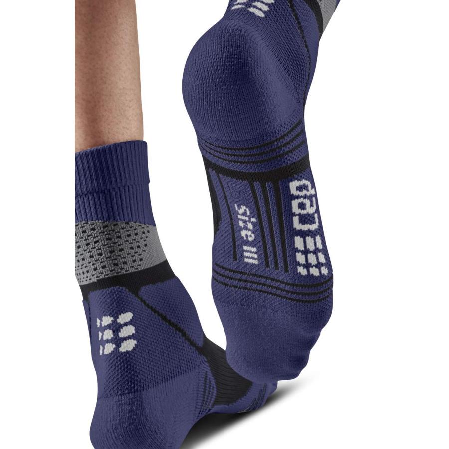 着圧 コンプレッション ソックス 靴下 ハイキング 登山 トレイルラン メンズ 男性用 MAX CUSHION COMPRESSION  SOCKS, MID CUT CEP(シー・イー・ピー）｜cepjapan｜21