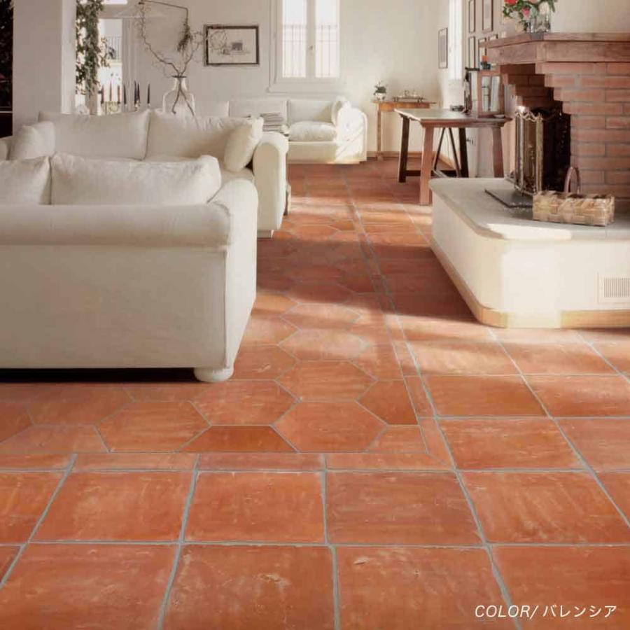 テラコッタ タイル 屋外 玄関タイル 床タイル 庭(グラナダ ヘキサゴン