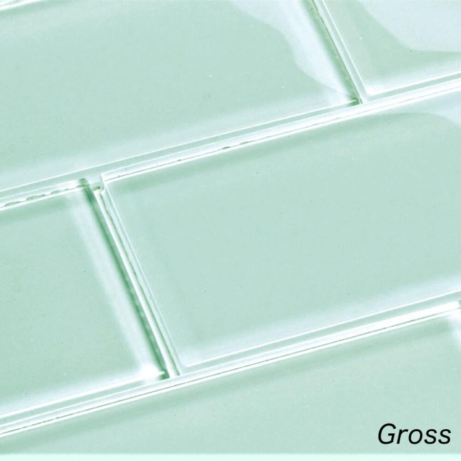 ガラス サブウェイタイル ガラスタイル グラス クリア 透明 水色 おしゃれ 個性 海外 インテリア サニタリー キッチン 家づくり メリテ グロス シート販売 Magl1575ml Gr 壁材コレクションストア セラコア 通販 Yahoo ショッピング