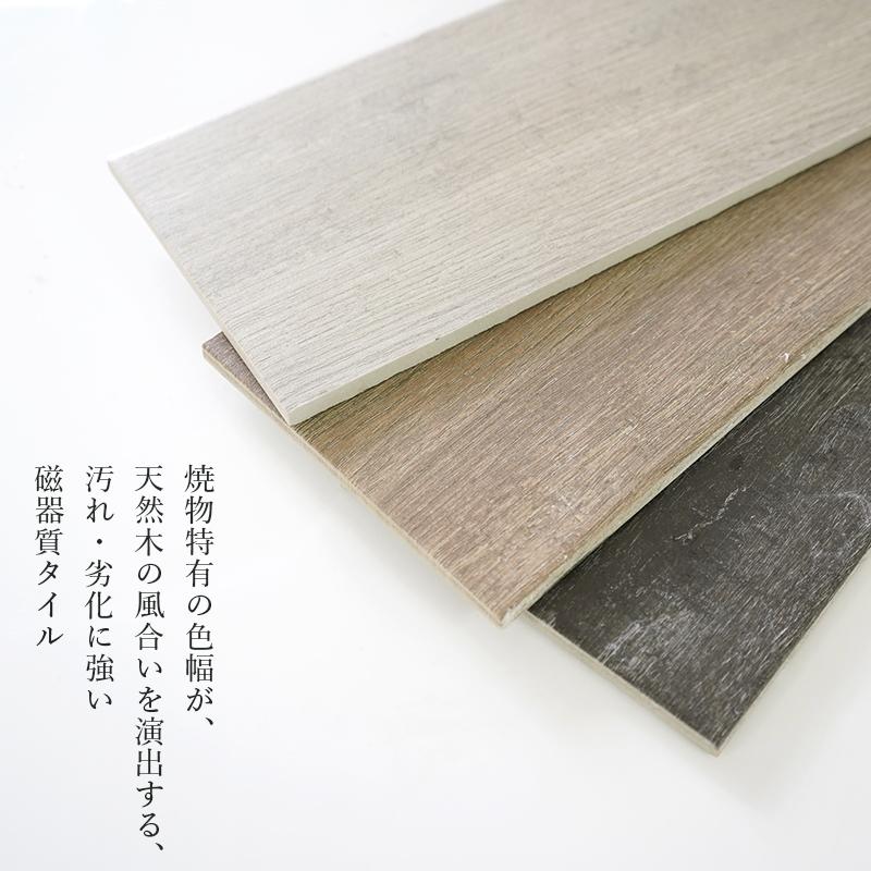 デッキフロア　新品未使用 樹脂製 木目調柄 木目調 磁器質タイル 床・フロア材 壁材 屋内外施工可 ベランダ