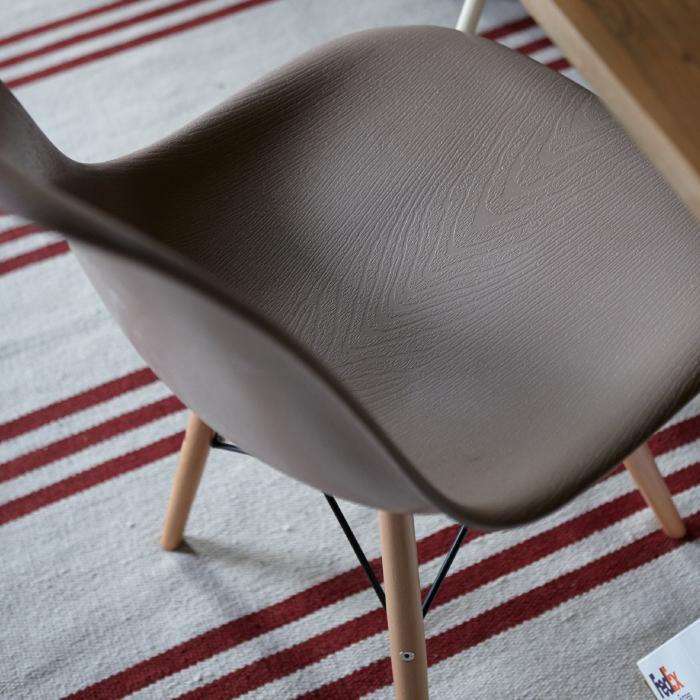 ダイニングチェア シェルチェア お洒落 おしゃれ ブルー アイボリー