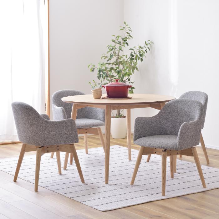 爆買 イス チェア 回転 背もたれ 肘付き グレー ブラウン ブルー