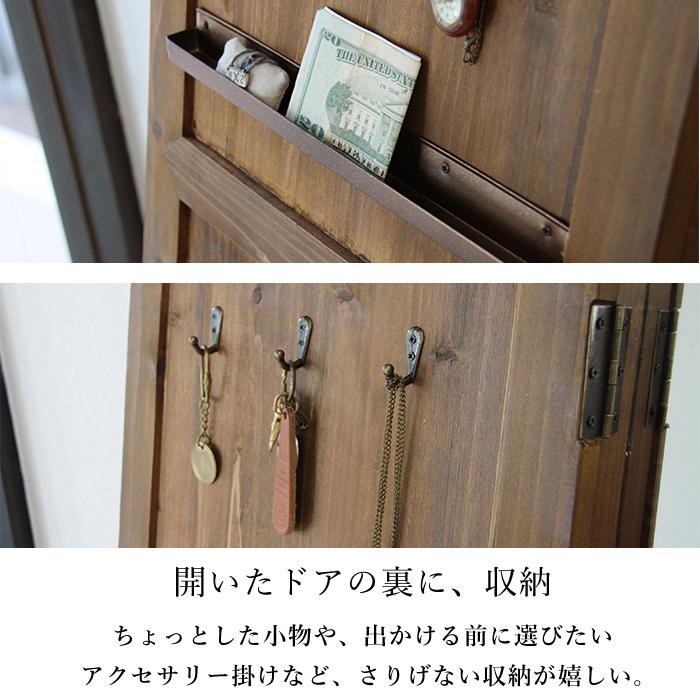 アンティーク調 スタンドミラー 姿見鏡 ドアミラー 全身 ミラー