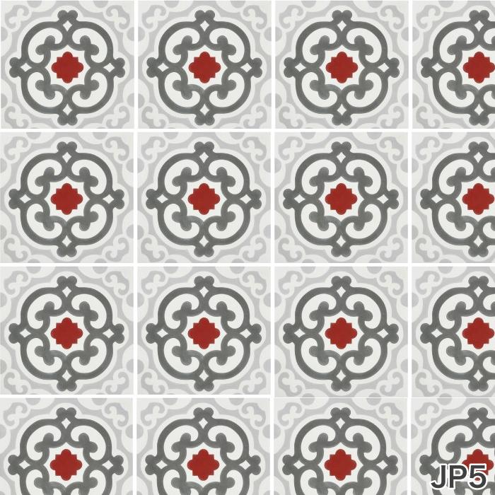 床タイル 200角 セメントタイル ベトナムフレンチ タイル デザイン