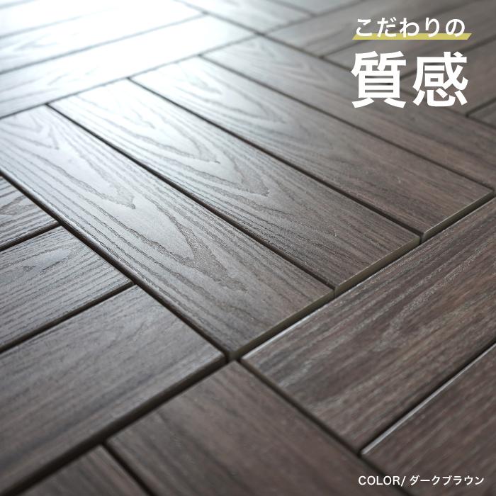 ウッドデッキ ウッドパネル ウッドタイル 人工木 ジョイント式 高級感 ベランダ バルコニー テラス ジョイントデッキシリーズ 木目 全色 1枚販売 Jdb3030ld インテリアショップ セラコア 通販 Yahoo ショッピング