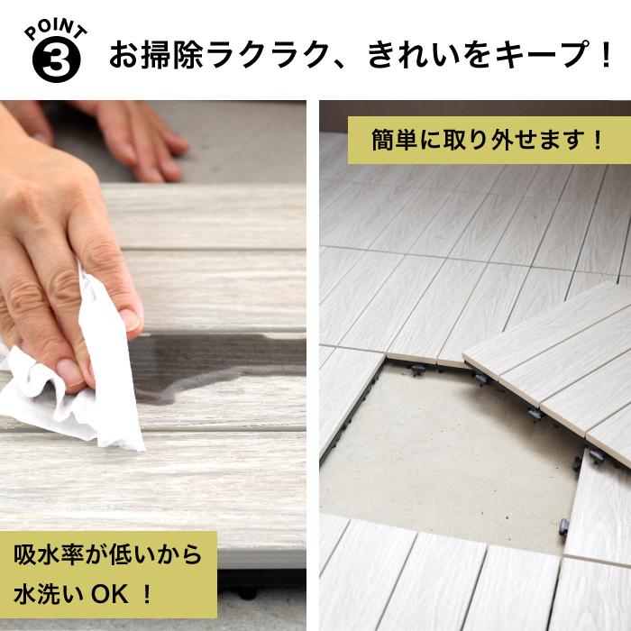 ウッドデッキ ウッドパネル ウッドタイル 人工木 ジョイント式 高級感 ベランダ バルコニー テラス ジョイントデッキシリーズ 木目 全色 1枚販売 Jdb3030ld インテリアショップ セラコア 通販 Yahoo ショッピング