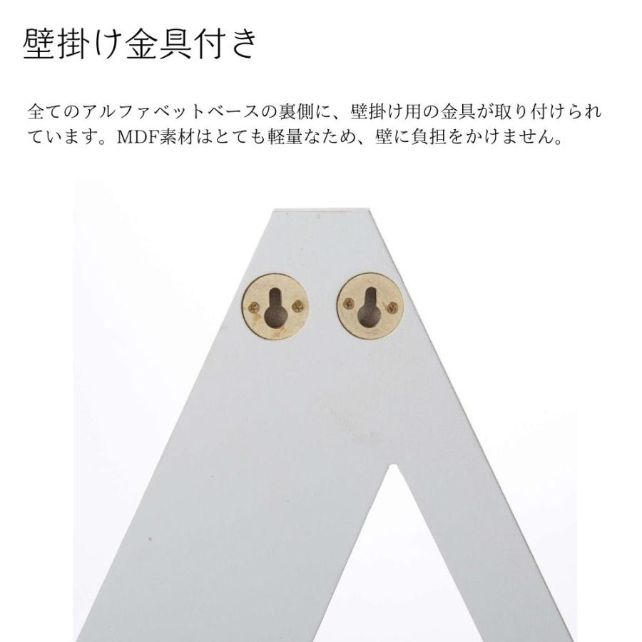 ポピー アルファベットオブジェ インテリア雑貨 壁掛け