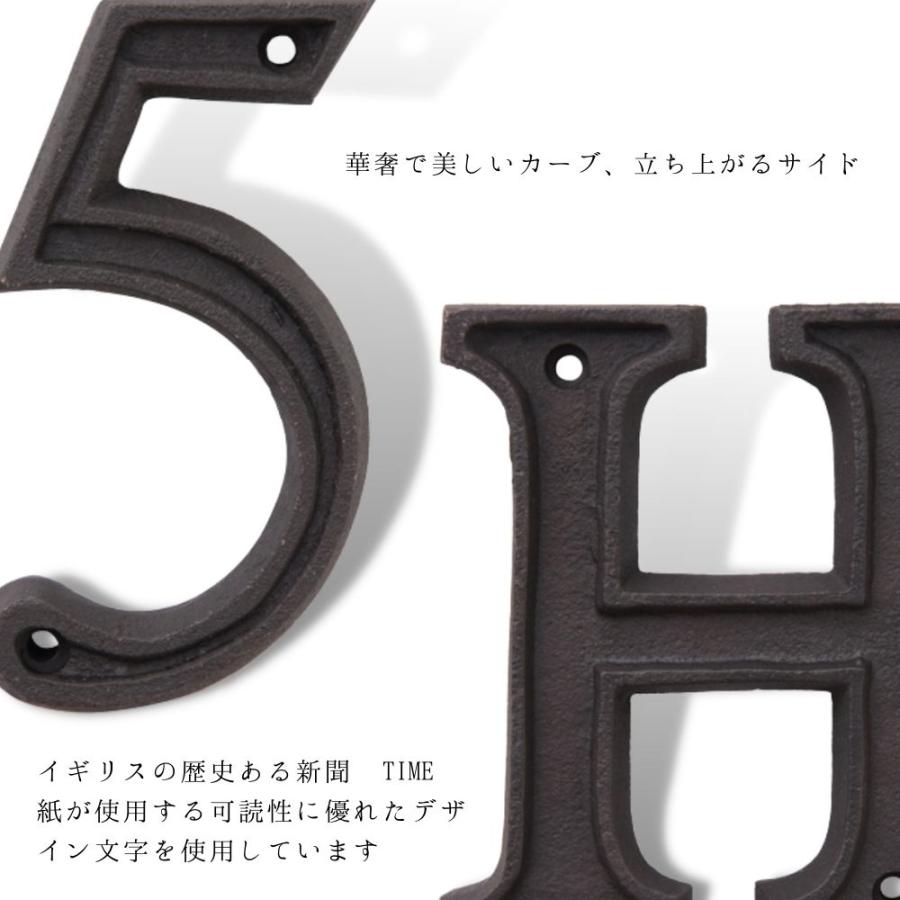 ポピー アルファベットオブジェ 表札 看板 レター メタル サイン