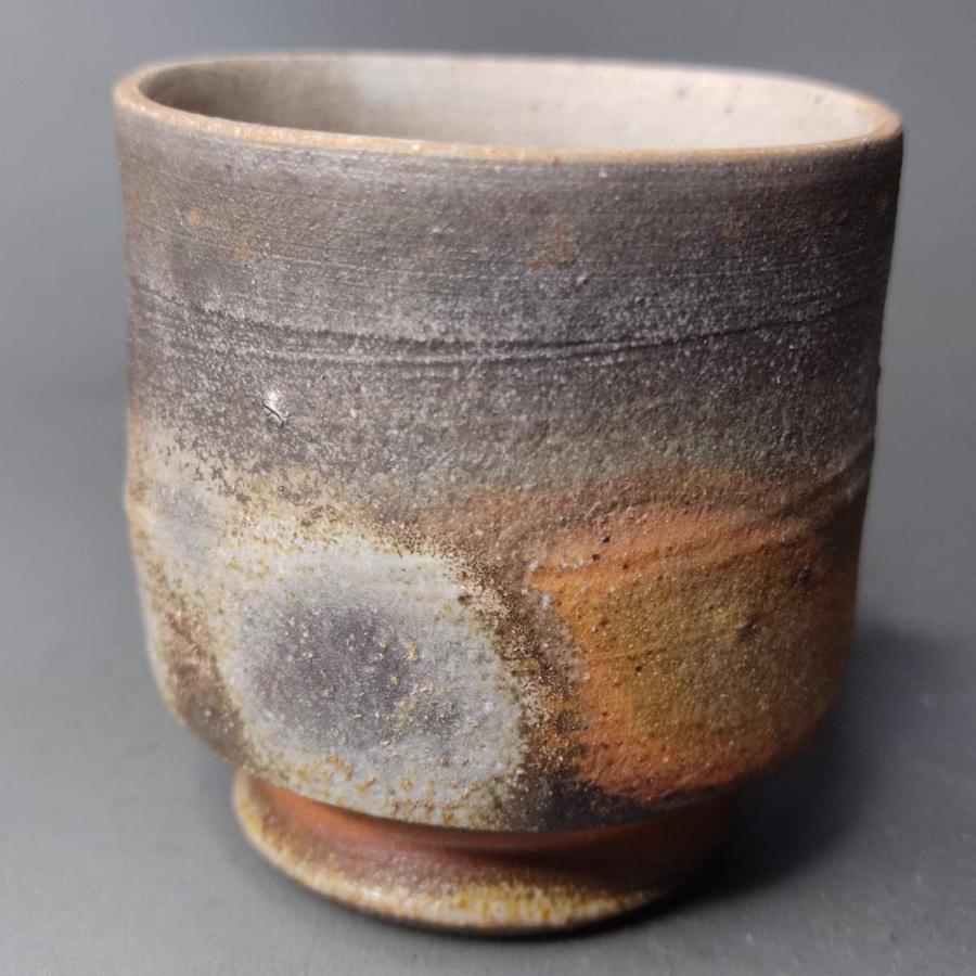 備前焼 延原勝志 ぐい呑 酒器 未使用新品 /39O20 : オオサンショウウオ