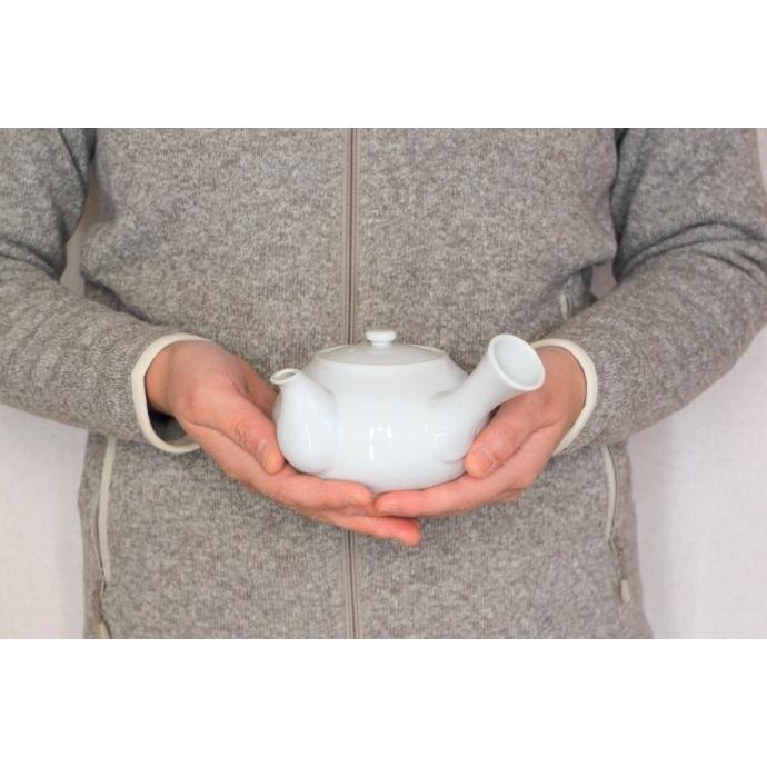 シンプル急須 日本茶のティーバックに ポット ティーポット 白い急須