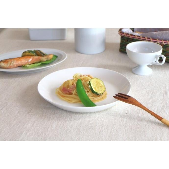 ラウンドパスタ皿 21.5cm 大皿 メイン皿 カレー皿 イタリアン シンプル