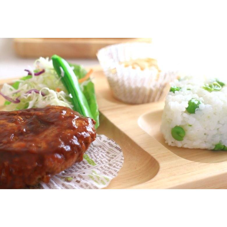 ナチュラルウッド ランチプレート プレート 仕切り皿 カフェ食器