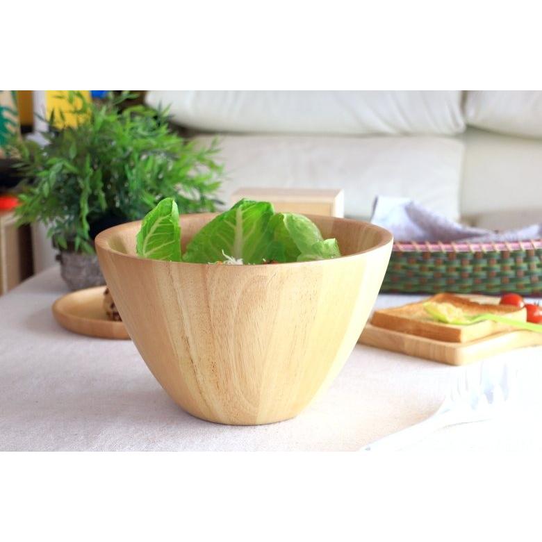 ナチュラルウッド パーティーサラダボール 4〜5人分 大型ボウル