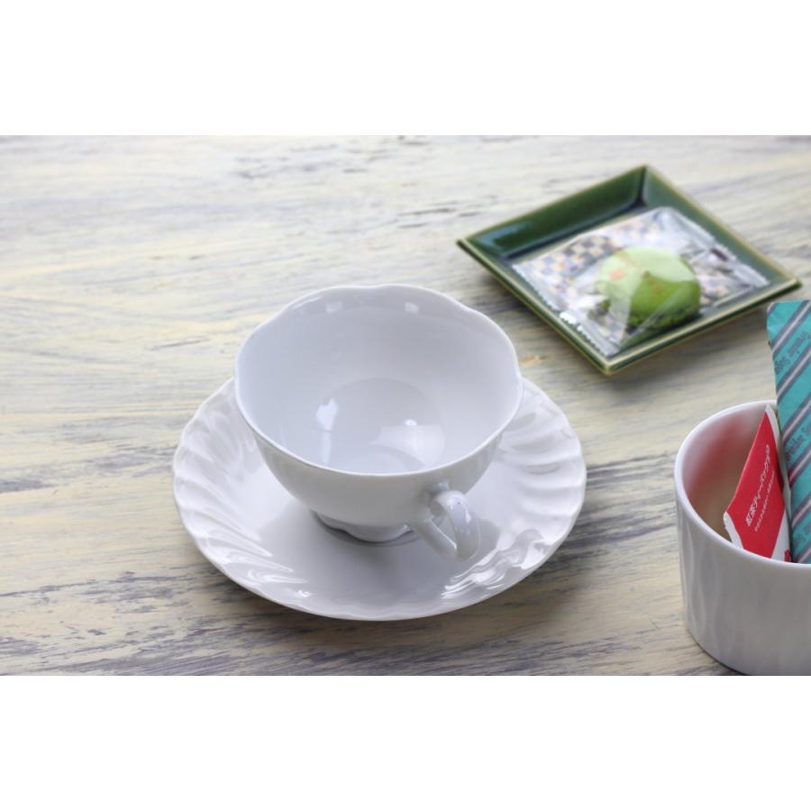 レトロ感のあるカップ＆ソーサー 210ml 日本製 美濃焼 碗皿 皿付き