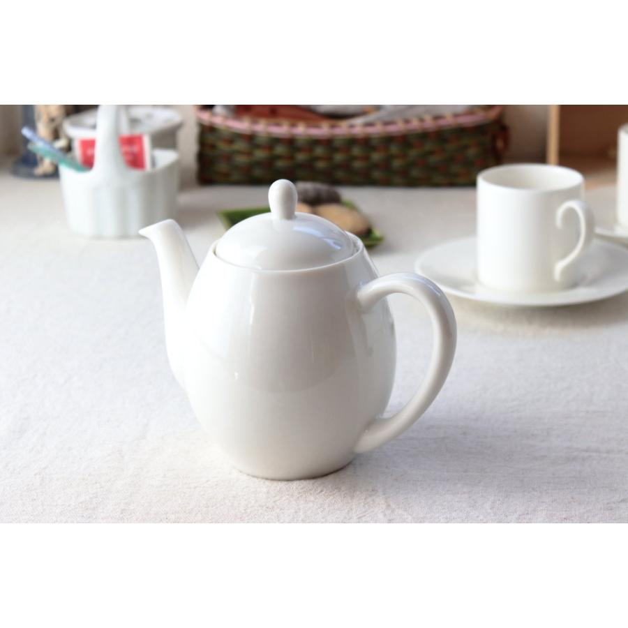 ぽってり形の2人用ティーポット 550ml 日本製 美濃焼 ポット 紅茶 日本