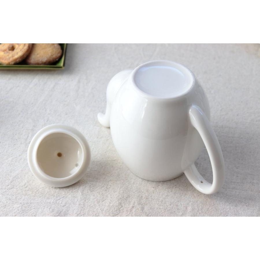 家の形の陶器ティーポット2個セット ぽってり形の2人用ティーポット 550ml 日本製 美濃焼 ポット 紅茶 日本