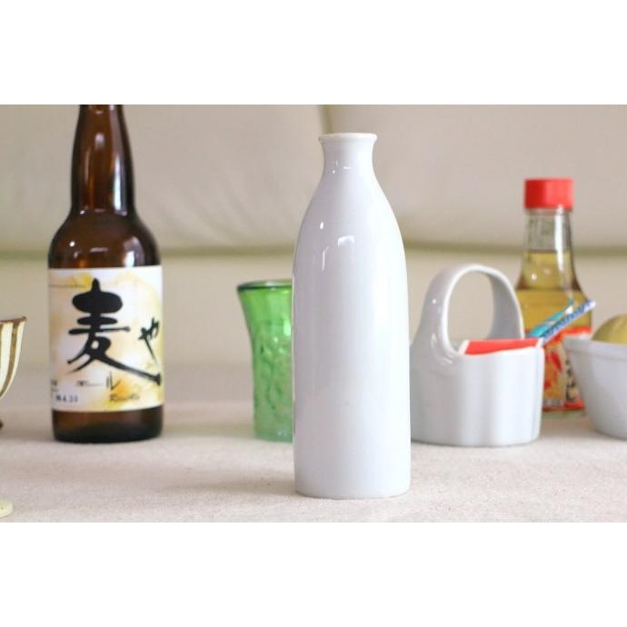 白色の陶器ボトル骨董徳利酒瓶 シンプル一号白徳利 220ml とっくり 酒器 和食器 徳利 おしゃれ 片口