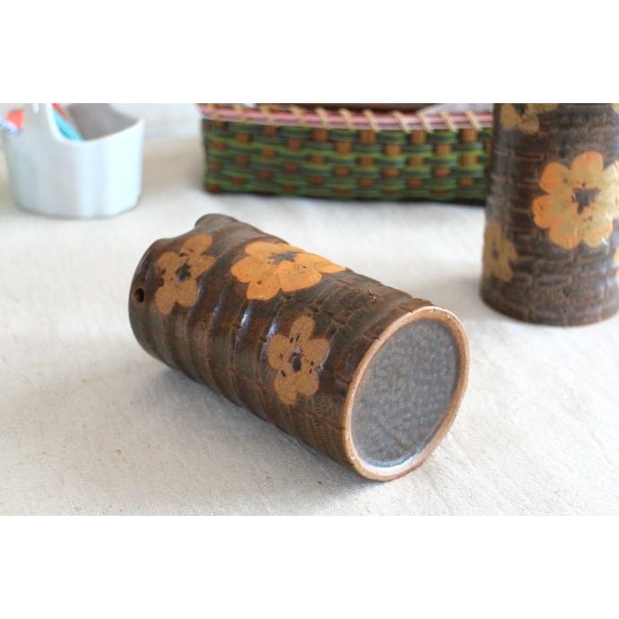 美濃焼茶花花瓶 高級な手作り花器 花瓶 陶器 陶器製 高級 国産 美濃焼茶花花瓶 高級な手作り花器 花瓶 陶器 陶器製 高級 国産