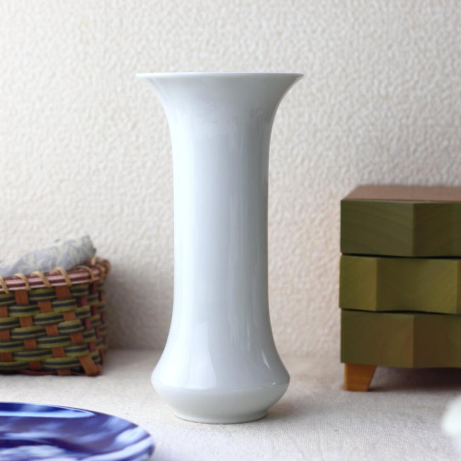 シンプル花瓶 20cm 日本製 瀬戸焼 花器 フラワーベース 花瓶 花