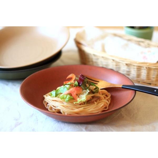 おうちカフェの和食器パスタプレート 22cm 日本製 美濃焼 洋食の似合う