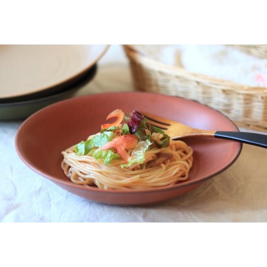おうちカフェの和食器パスタプレート 22cm 日本製 美濃焼 洋食の似合う
