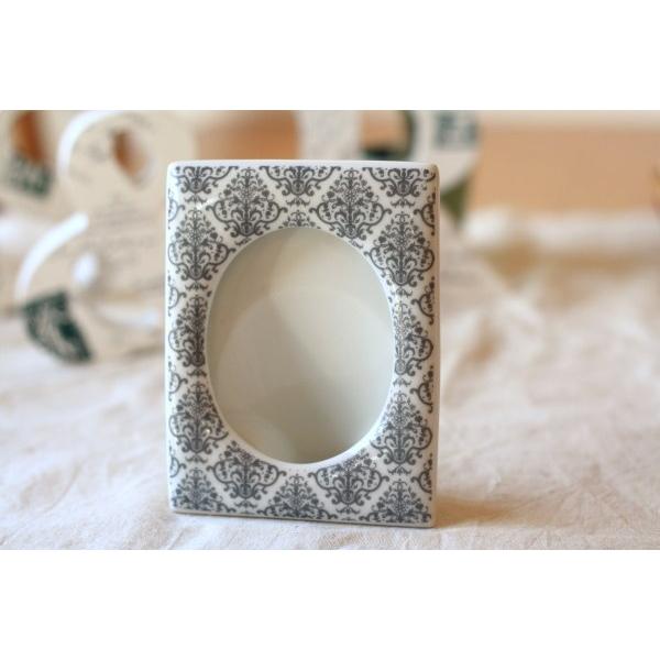 バゼル陶器製写真立て Lサイズ 日本製 瀬戸焼 デジタルもいいけど