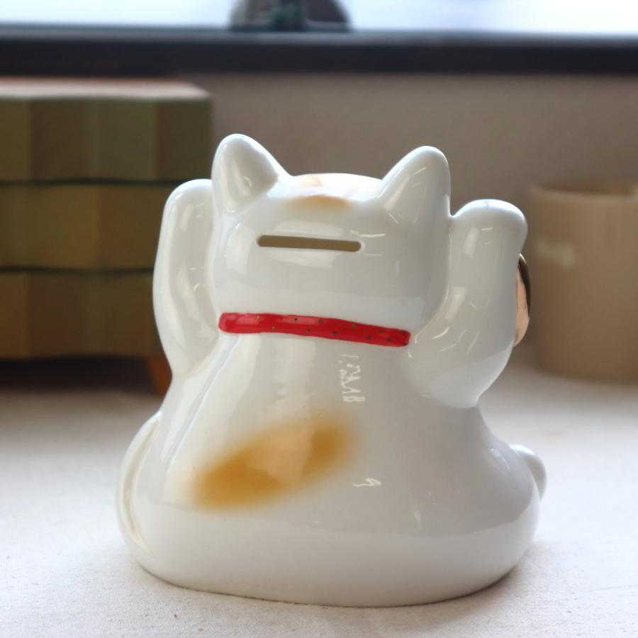 金運招き 白猫貯金箱 置物 鈴付き 置き物 おしゃれ かわいい 金運招き 白猫貯金箱 置物 鈴付き 置き物 おしゃれ かわいい