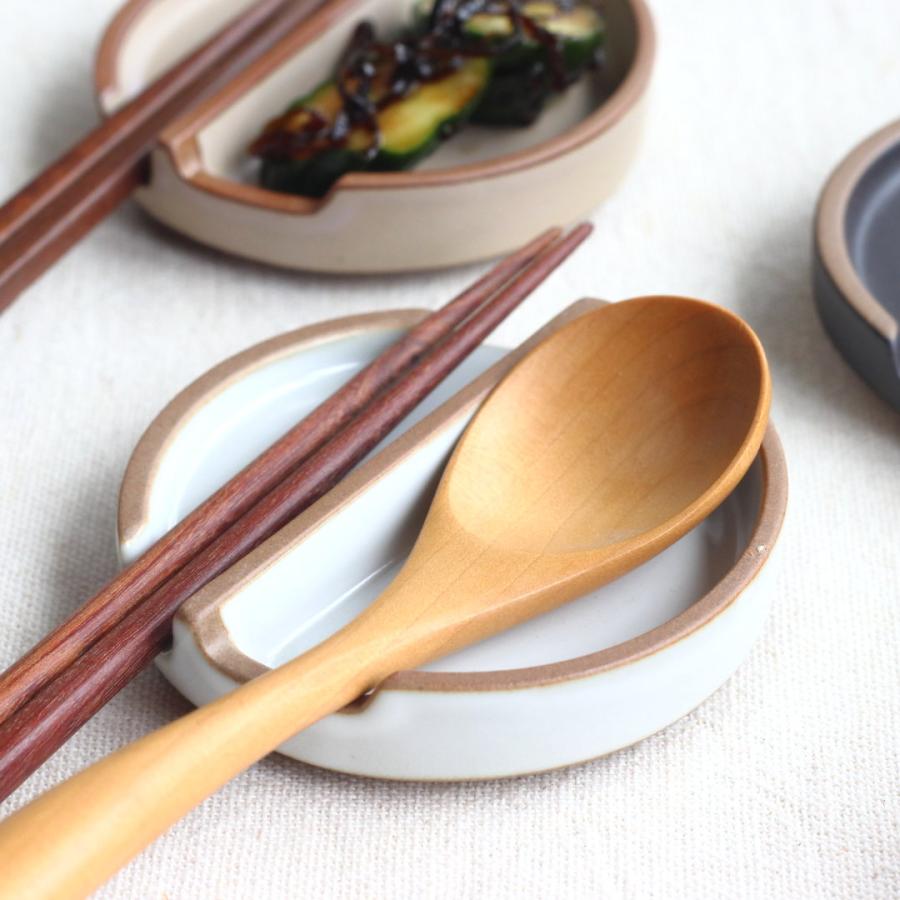 ペトリー 箸置き小皿 日本製 瀬戸焼 8.8cm 箸置き はしおき カトラリー