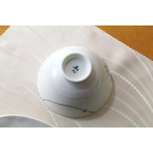 フラワーライン 飯碗 国産 美濃焼 料理が映える素敵な花模様 ご飯茶碗