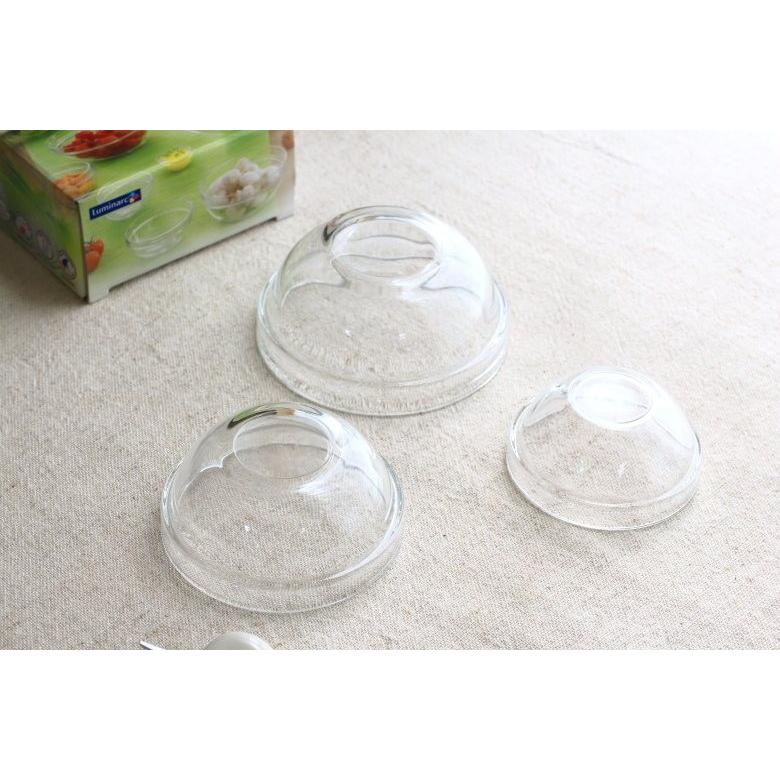 Luminarc ルミナルク arc アルク 強化ガラス ボウル S・M・L3点セット