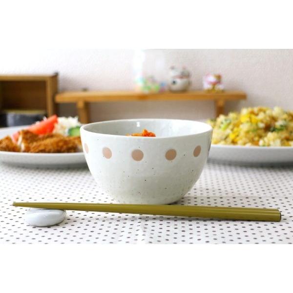 おそろい鉢 ドット白 ミニ丼12.5cm 国産 美濃焼 4柄4サイズよりお選び