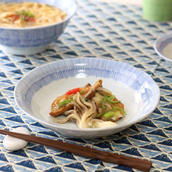 京十草 7寸麺鉢 国産 美濃焼 料理が引き立つ京十草 パスタ鉢 中鉢