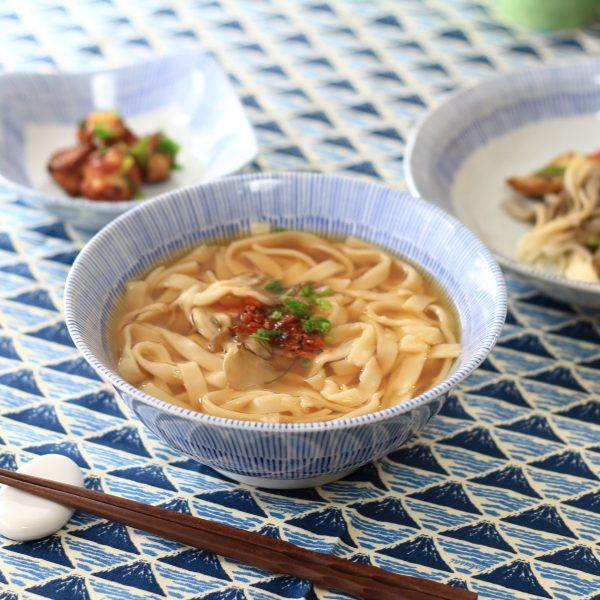 京十草 6.3寸ラーメン鉢 国産 美濃焼 料理が引き立つ京十草 うどん鉢