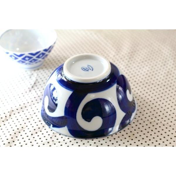 鳴門唐草 深口ラーメン鉢 国産 美濃焼 うどん鉢 そば 丼 どんぶり 鉢