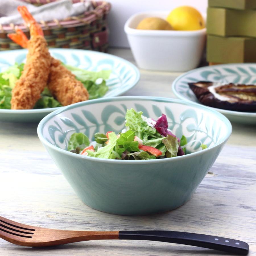 花つづり サラダボール 17cm 日本製 美濃焼 5.0ボール ボウル ボール