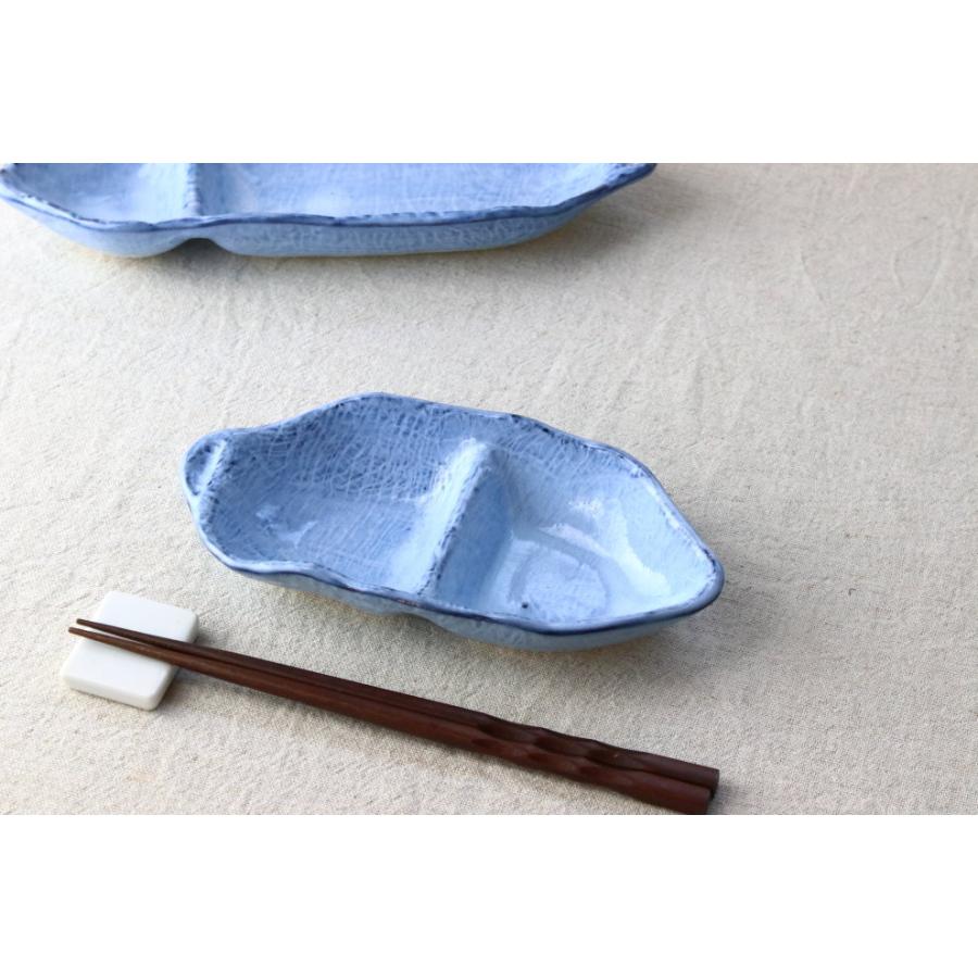 均窯 仕切りおかず二品皿 9.7cm 日本製 瀬戸焼 定番商品 二品皿 均窯 仕切りおかず二品皿 9.7cm 日本製 瀬戸焼 定番商品 二品皿