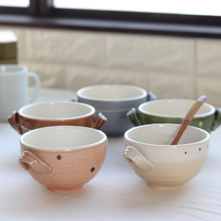 ドットライン 取っ手付きグラタン皿 380ml 日本製 美濃焼 耐熱器