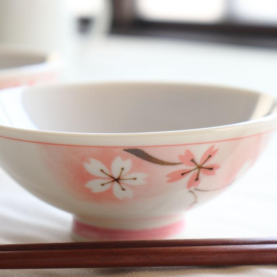 美濃焼お茶碗 サクラ 日本製 美濃焼 飯碗 ご飯 お椀 ご飯茶碗
